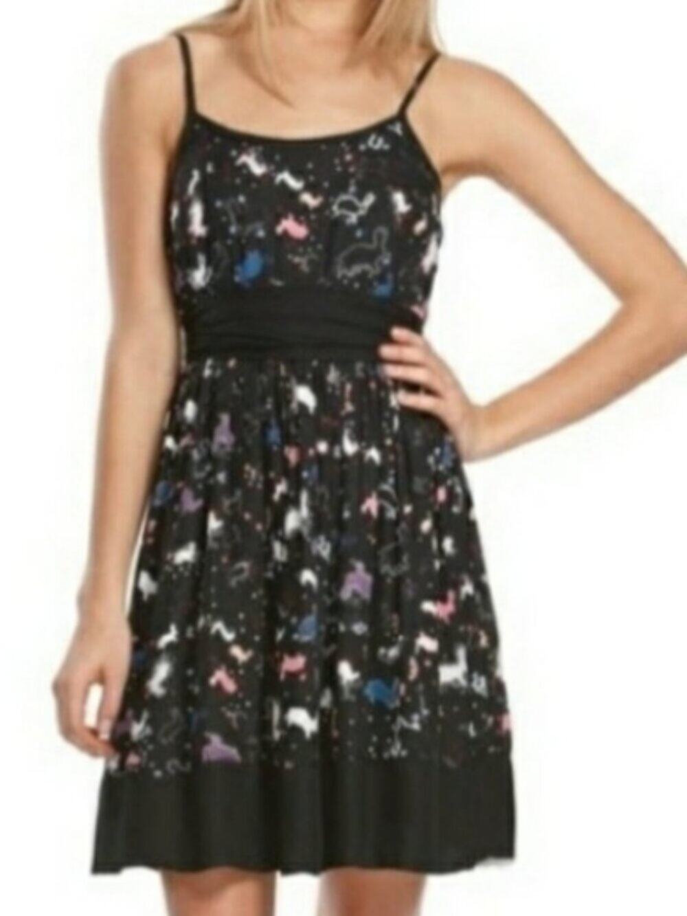 Erin Fetherston X Target Whimsical Bunny Dress Rockabilly Playful Junior Size 3